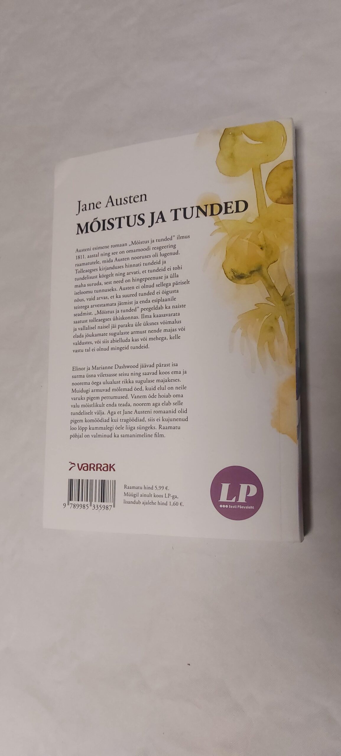 Mõistus ja tunded. Jane Austen. 2016 - Image 4