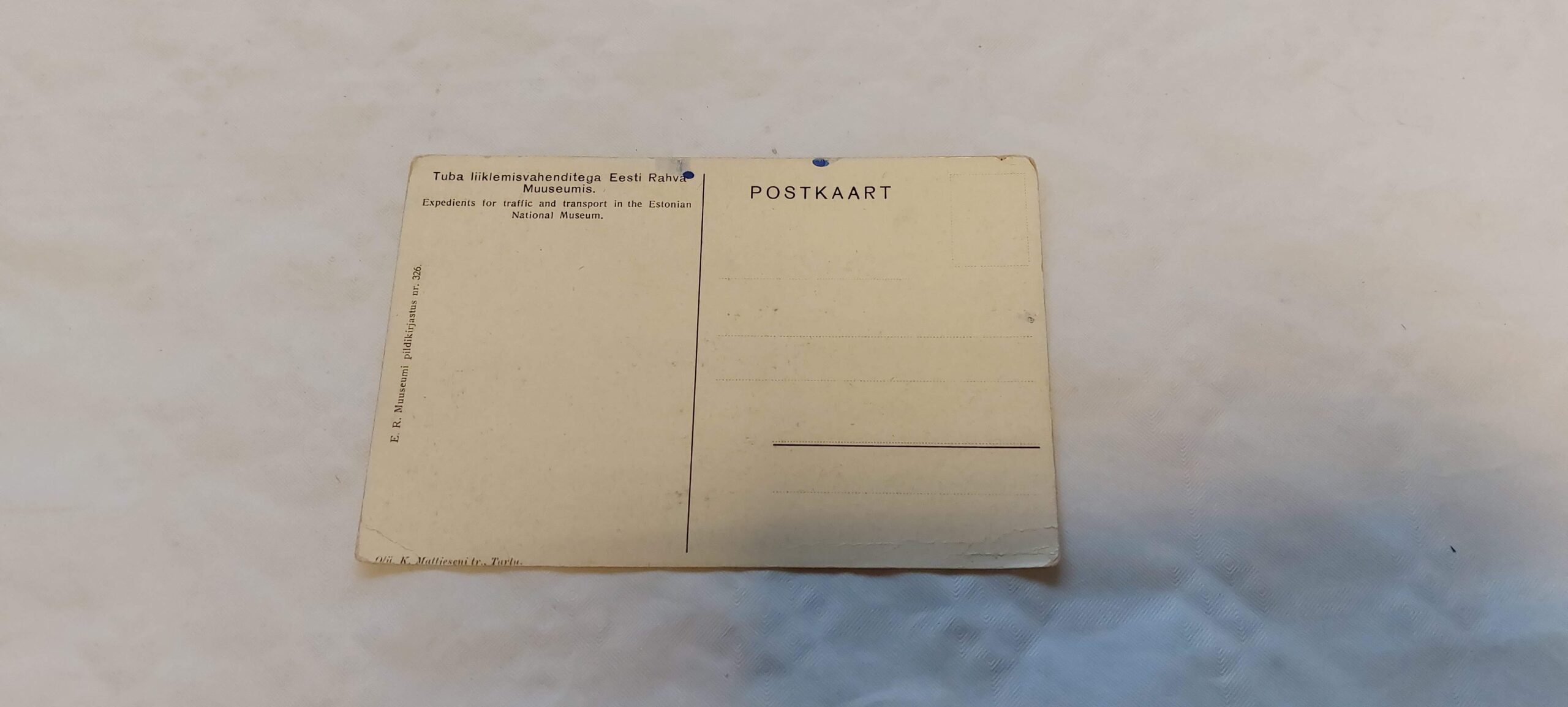 EV AEGNE POSTKAART. - Image 2