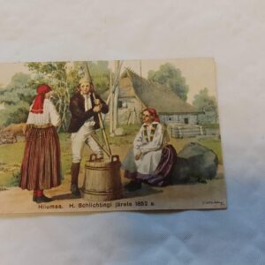 EV AEGNE POSTKAART. HIIUMAA H. SCHLICHTINGI JÄREL 1852. A