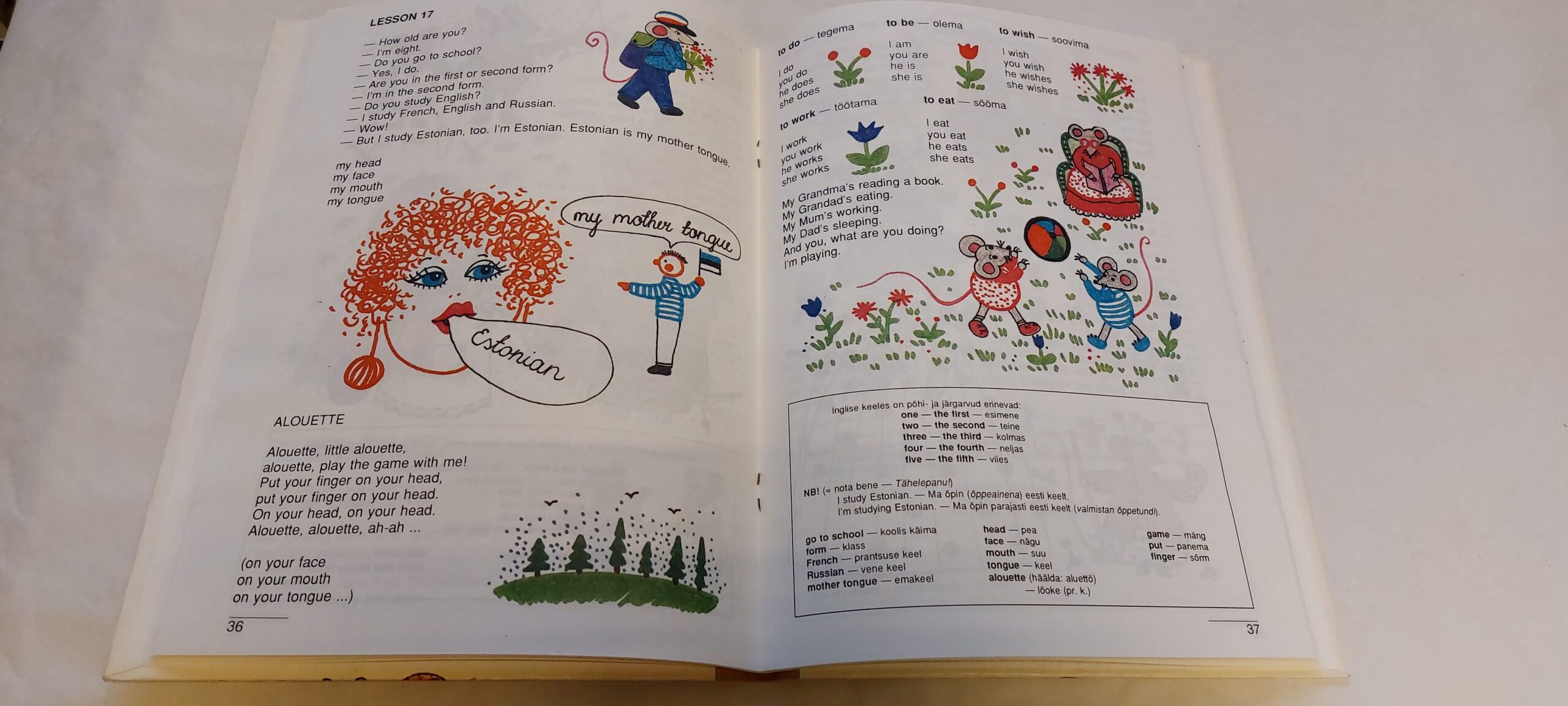 Inglise keel - minu arm. English - my love. Margarita Hanschmidt, Katrin Viinalass. 1995 - Image 3