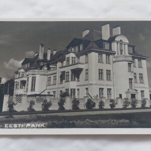 EV AEGNE POSTKAART. VILJANDI - EESTI PANK.