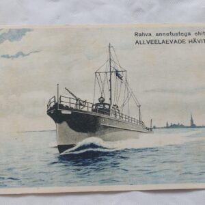 EV AEGNE POSTKAART. ALLVEELAEVADE HÄVITAJA.