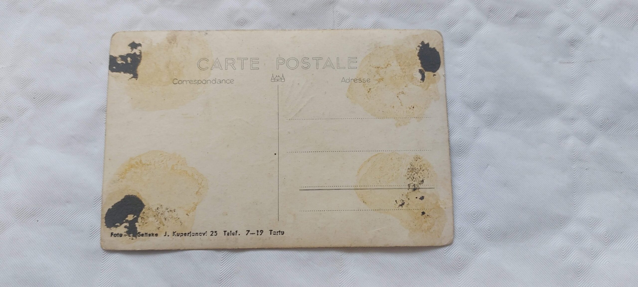 EV AEGNE POSTKAART. TOOMI VAREMED, TARTU. - Image 2