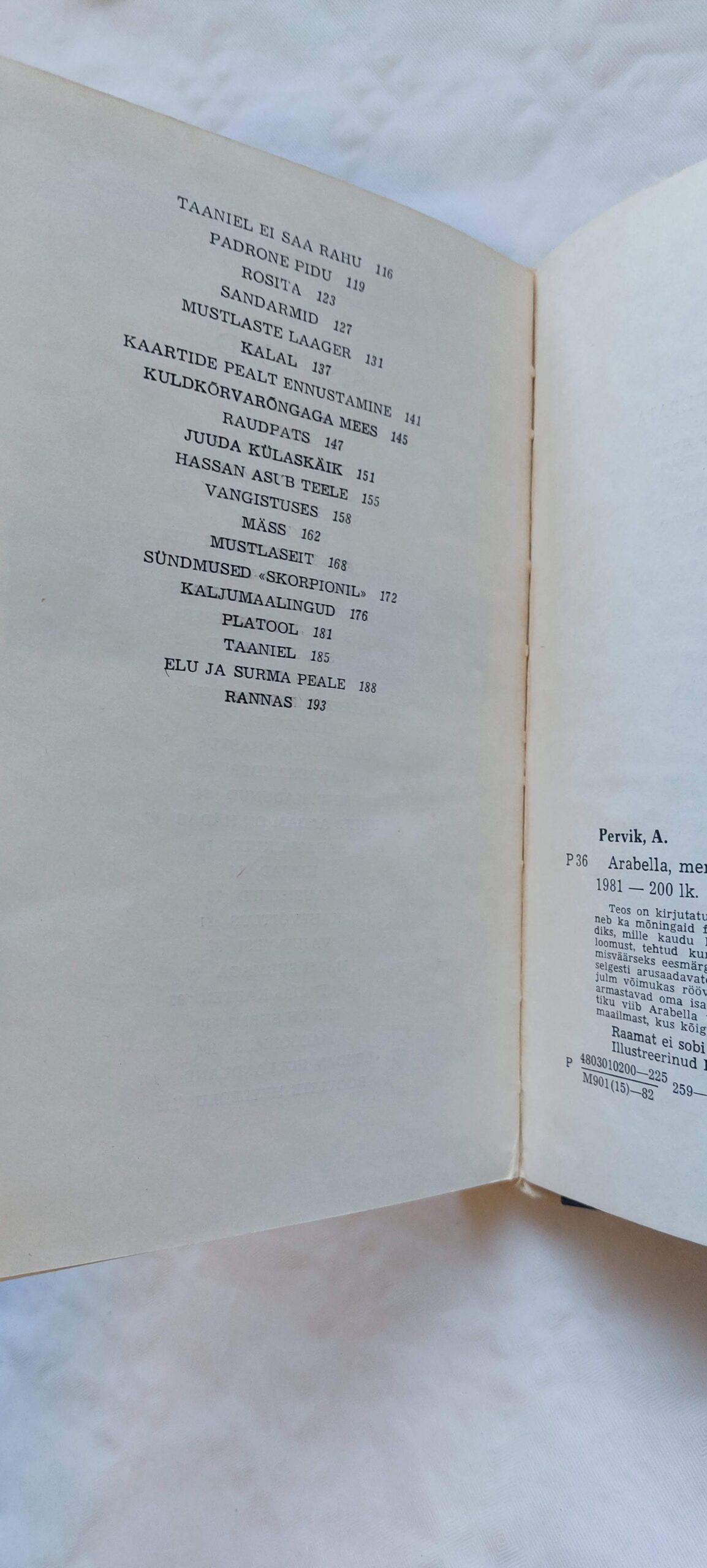 Arabella mereröövli tütar (Autori allkirjaga!). Aino Pervik. 1982 - Image 5