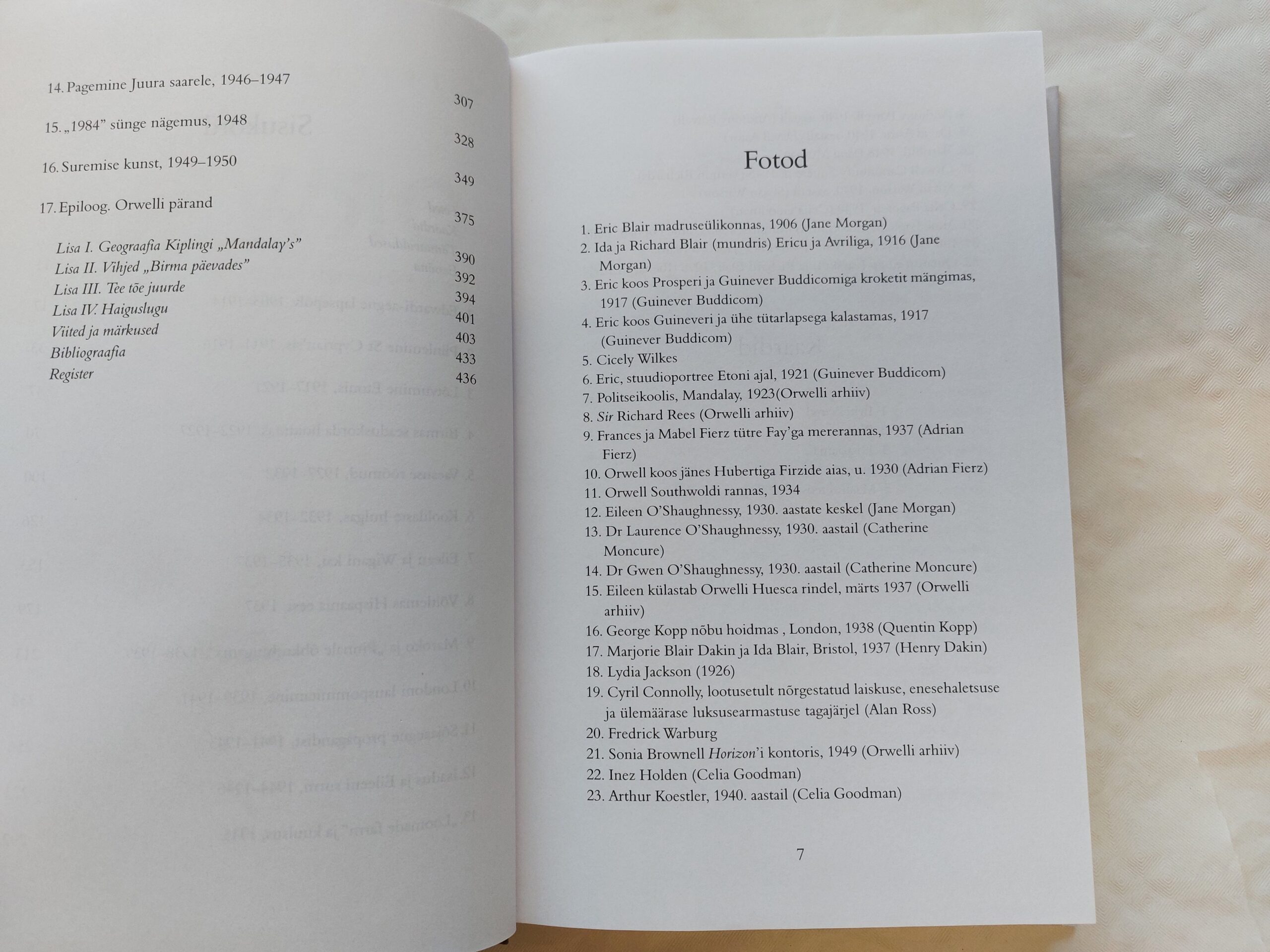 George Orwell. Ühe põlvkonna painav süütunne. Jeffrey Meyers. 2005 - Image 4