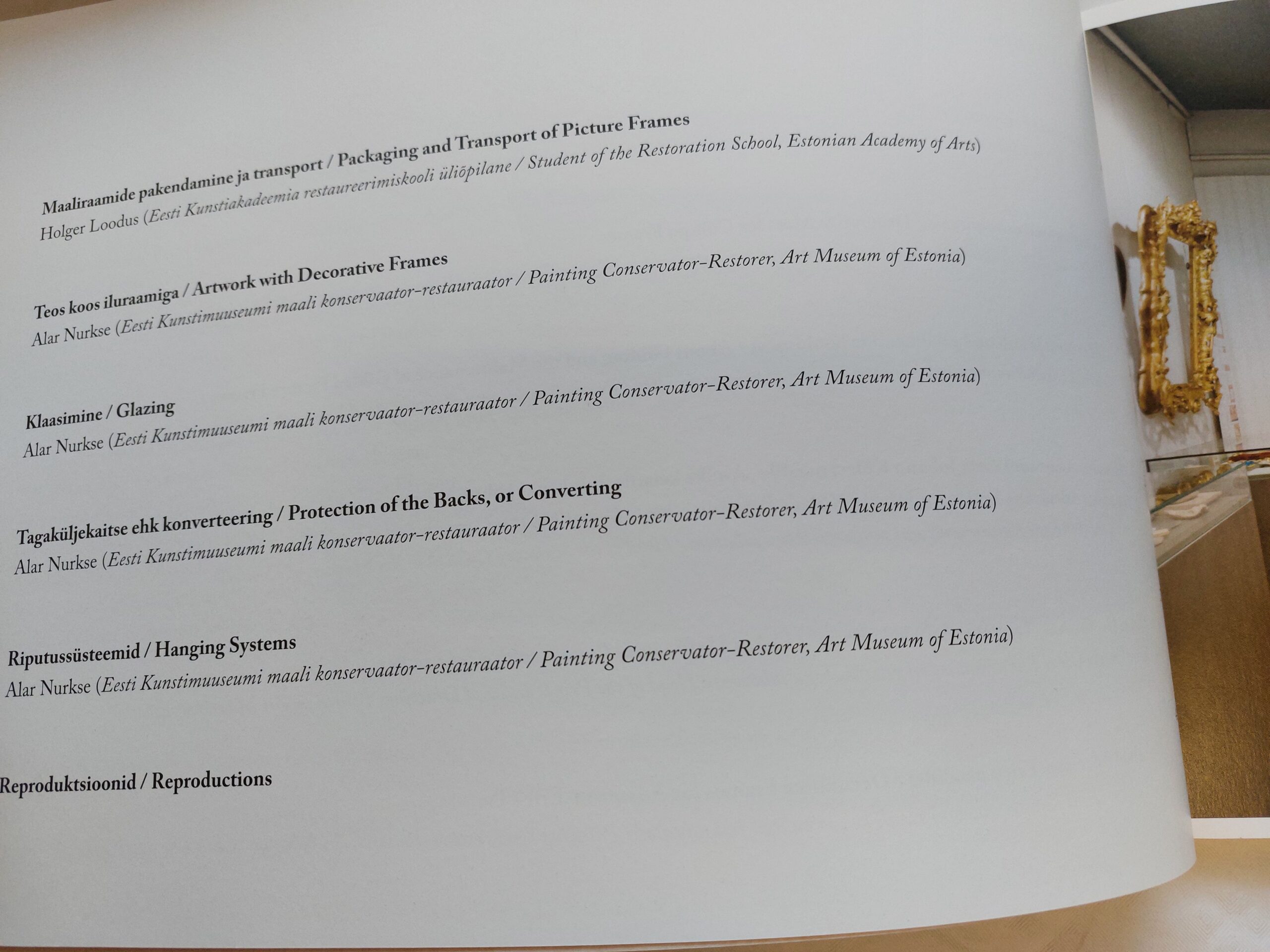 Iluraam – Raami ilu. Kataloog. Sirje Säär, Ülle Kruus, Alar Nurkse. 2008 - Image 4