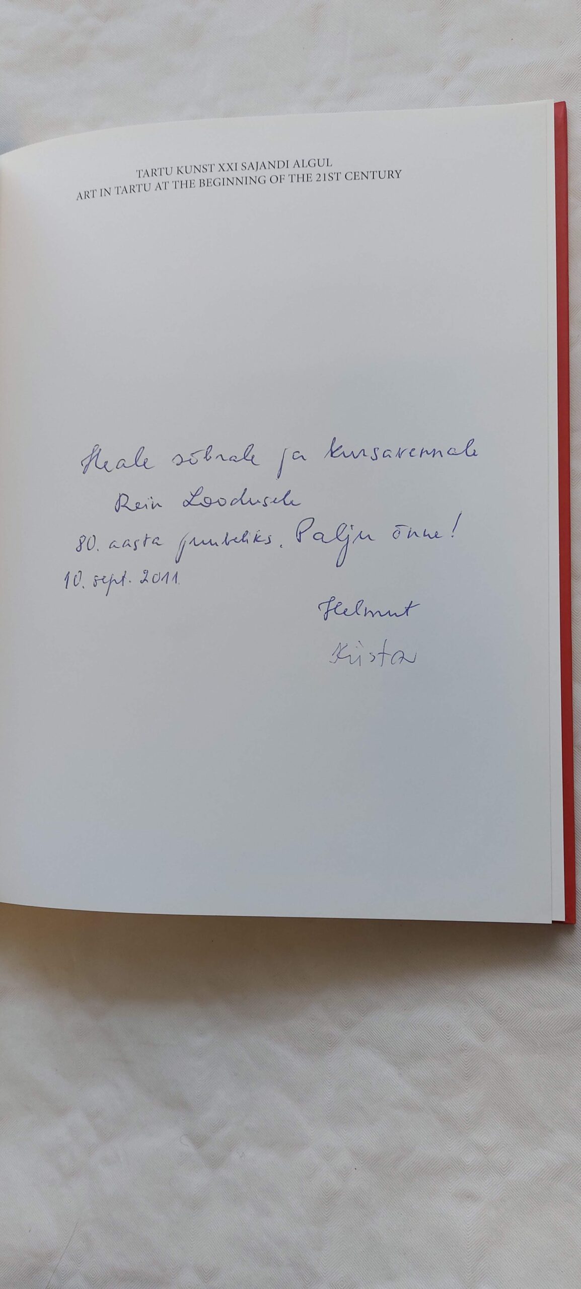 Tartu kunst XXI sajandi algul. Krista Piirimäe. 2009 - Image 3