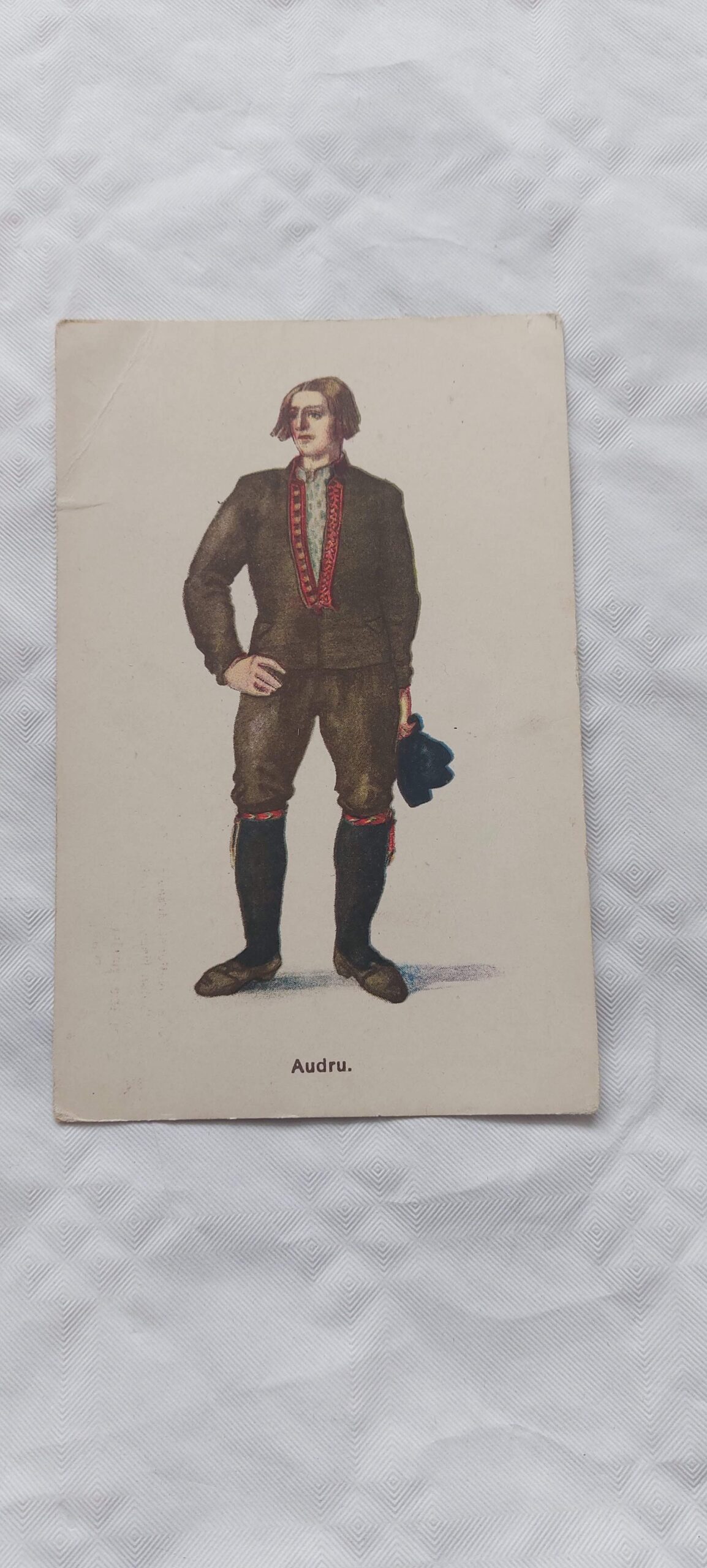 EW AEGNE POSTKAART. AUDRU.