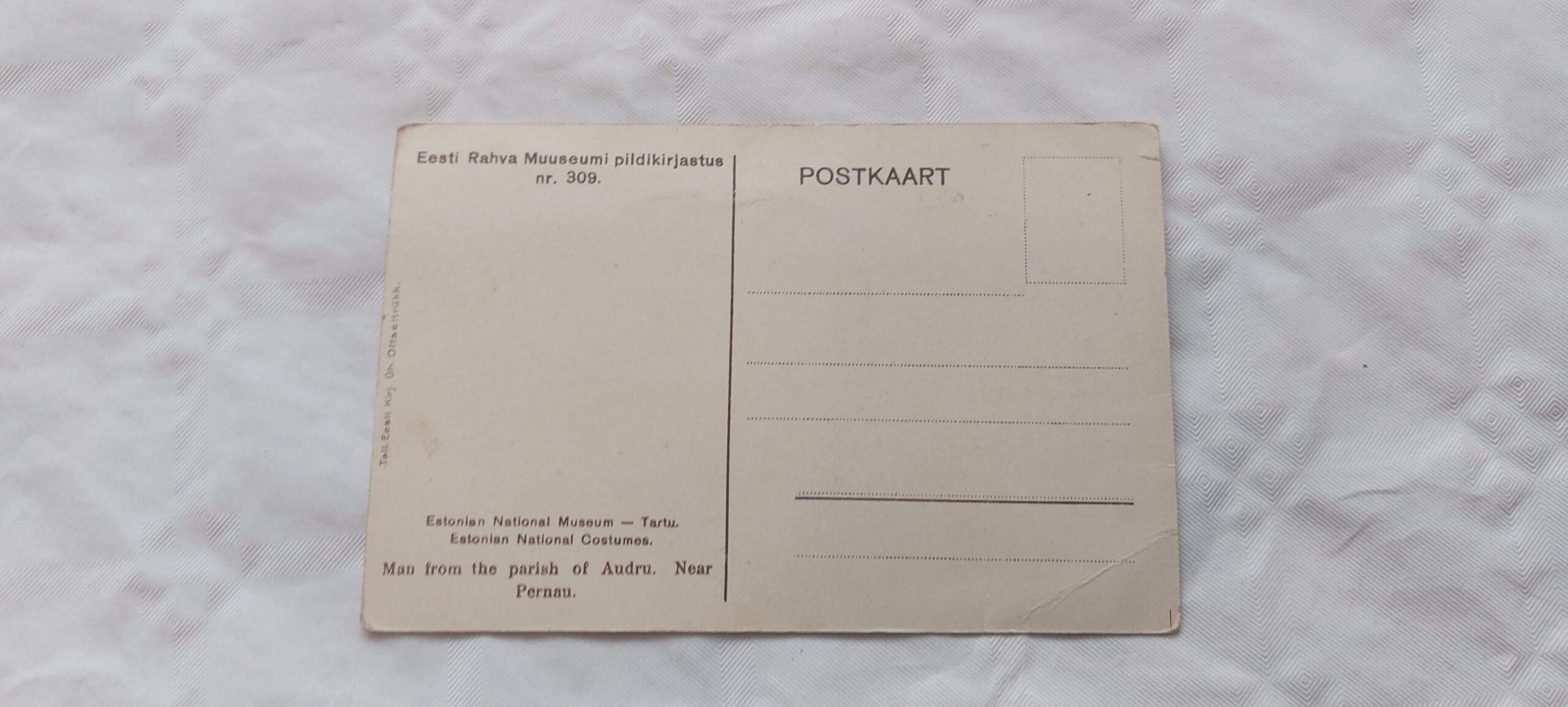 EW AEGNE POSTKAART. AUDRU. - Image 2