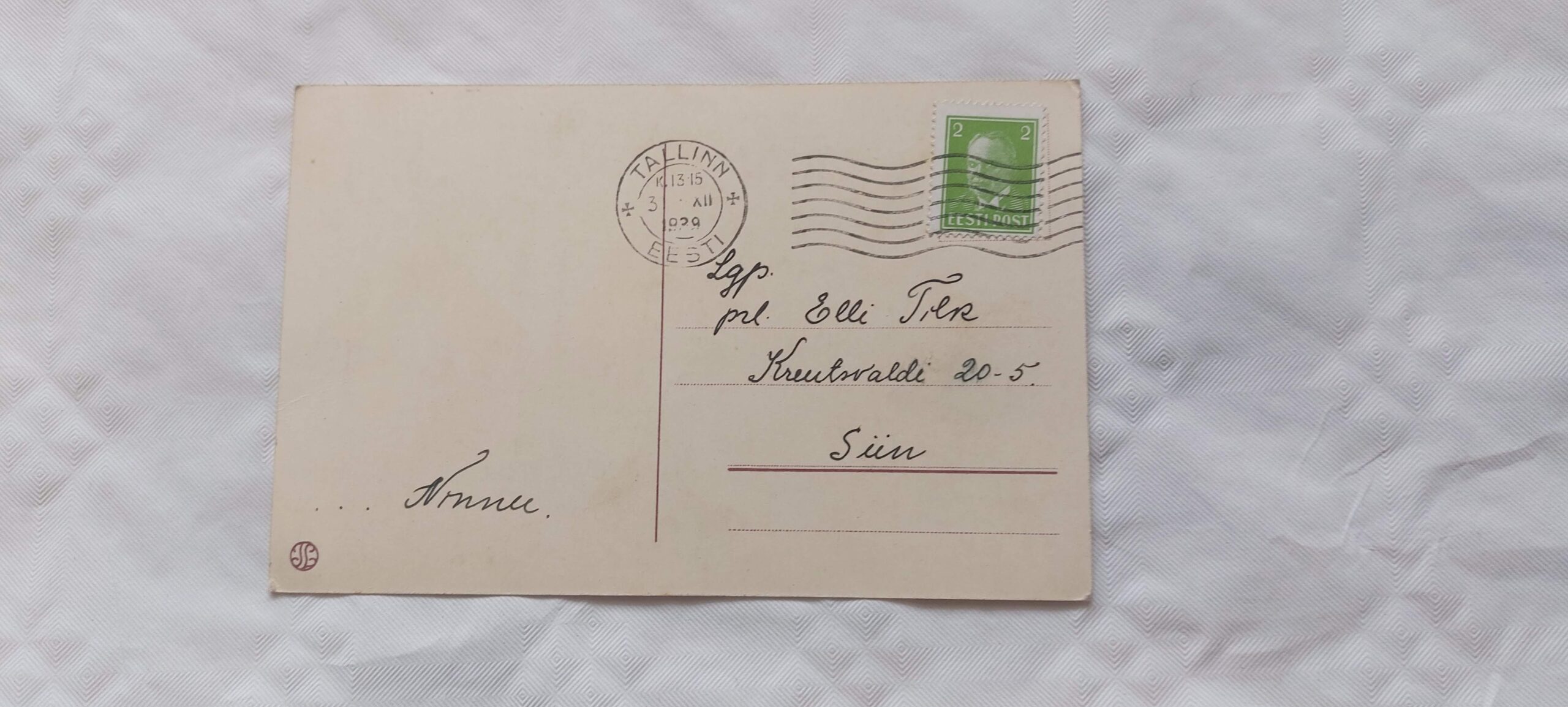 EW AEGNE POSTKAART. - Image 2