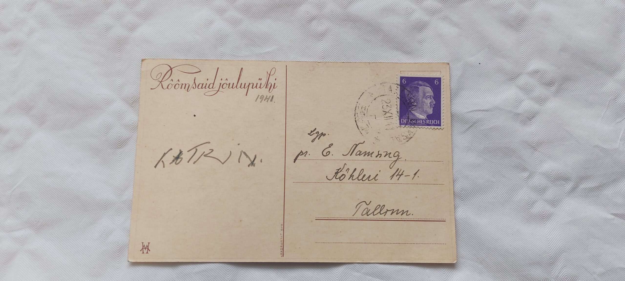 EW AEGNE POSTKAART. - Image 2