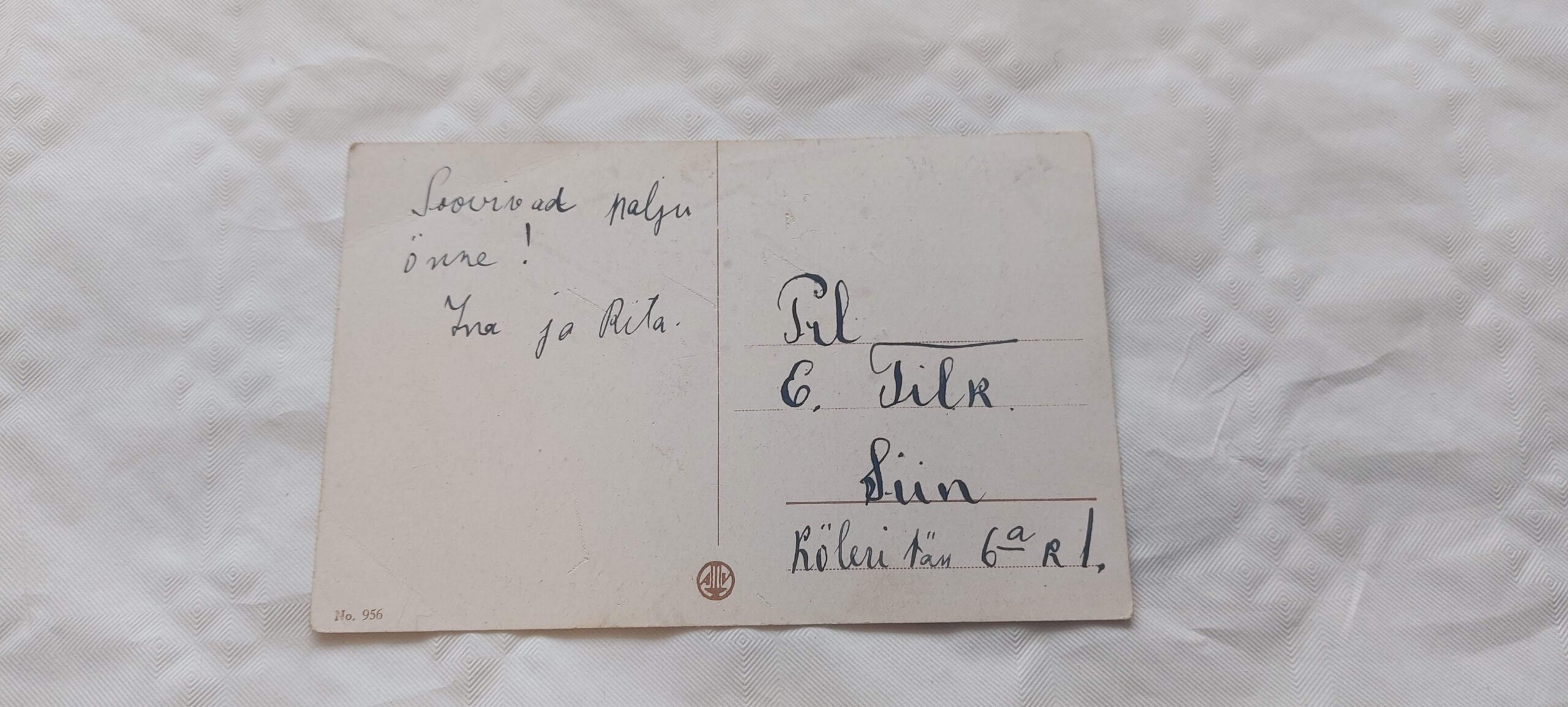 EW AEGNE POSTKAART. - Image 2