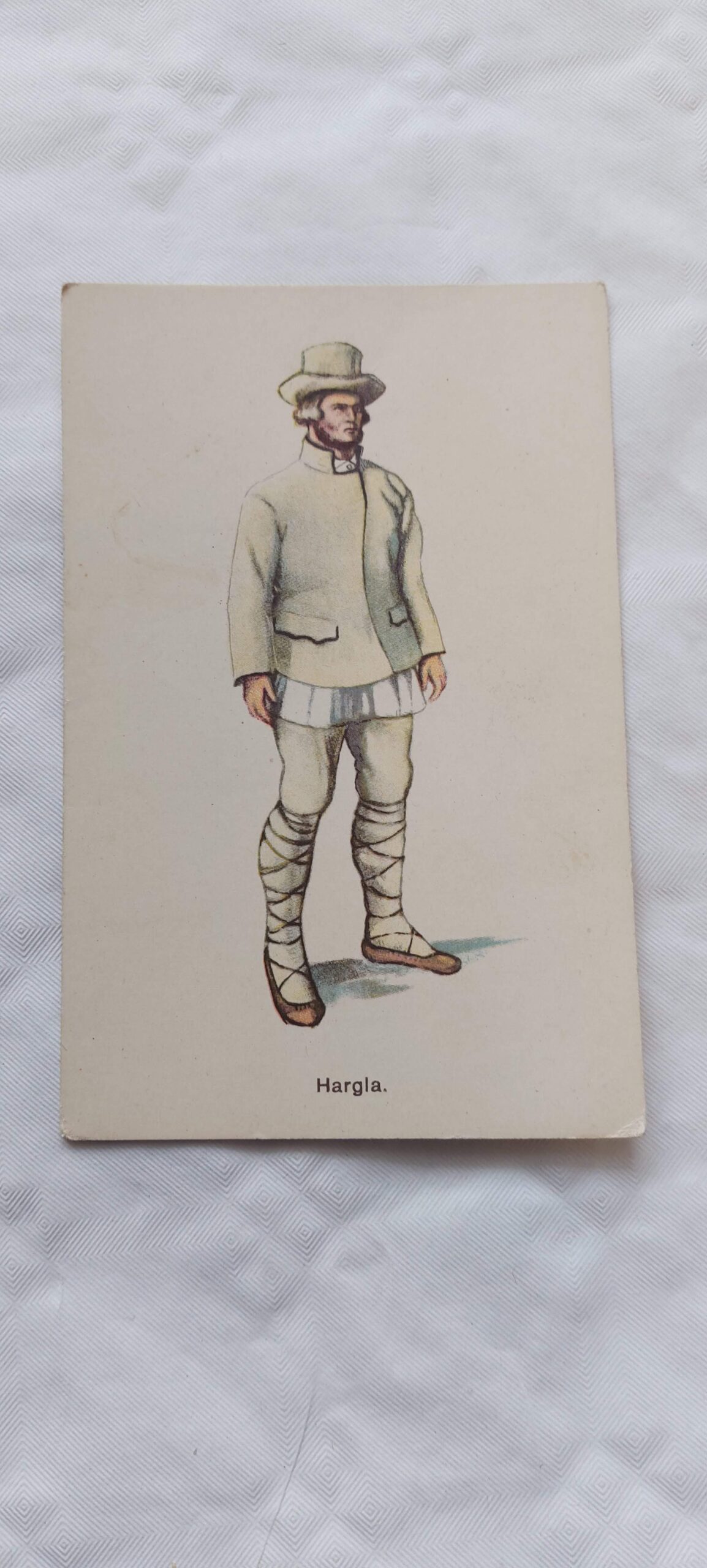 EW AEGNE POSTKAART. HARGLA.