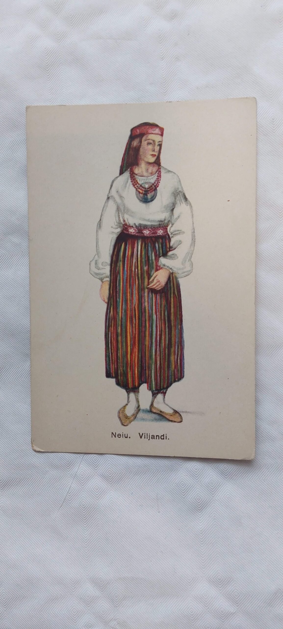 EW AEGNE POSTKAART. NEIU. VILJANDI.