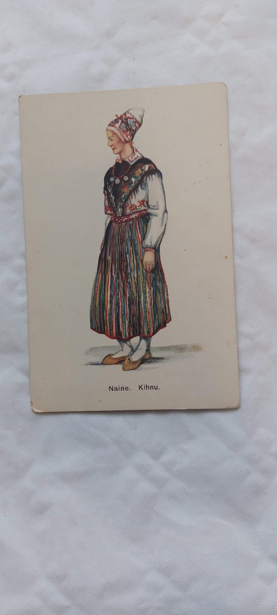 EW AEGNE POSTKAART. NAINE. KIHNU.