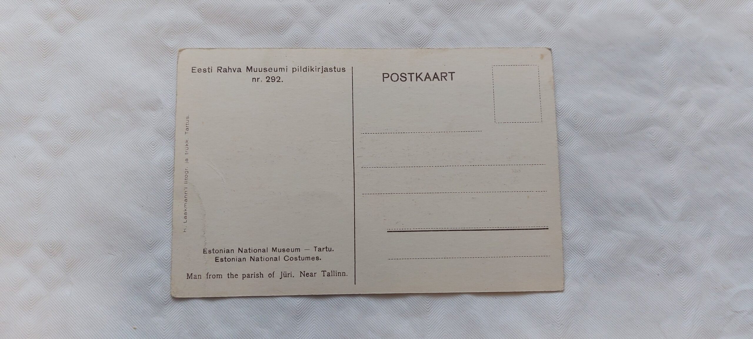 EW AEGNE POSTKAART. JÜRI MEES. - Image 2