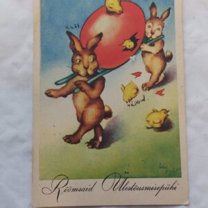 EW AGEGNE ÜLESTÕUSMISPÜHADE POSTKAART.