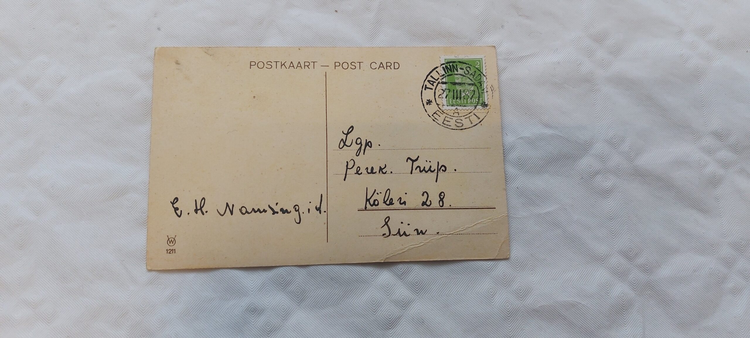 EW AGEGNE ÜLESTÕUSMISPÜHADE POSTKAART. - Image 2