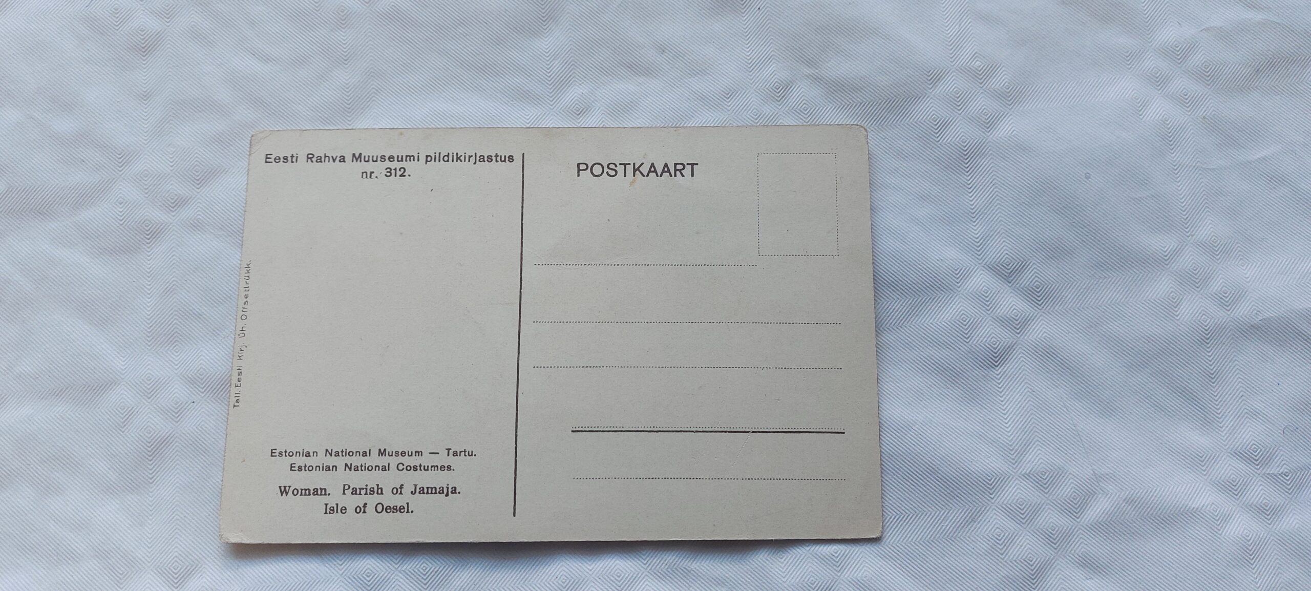 EW POSTKAART. NAINE. JAMAJA. - Image 2