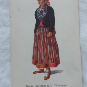 EW AEGNE POSTKAART. NAINE "TORUTANUGA". TÕSTAMAA.