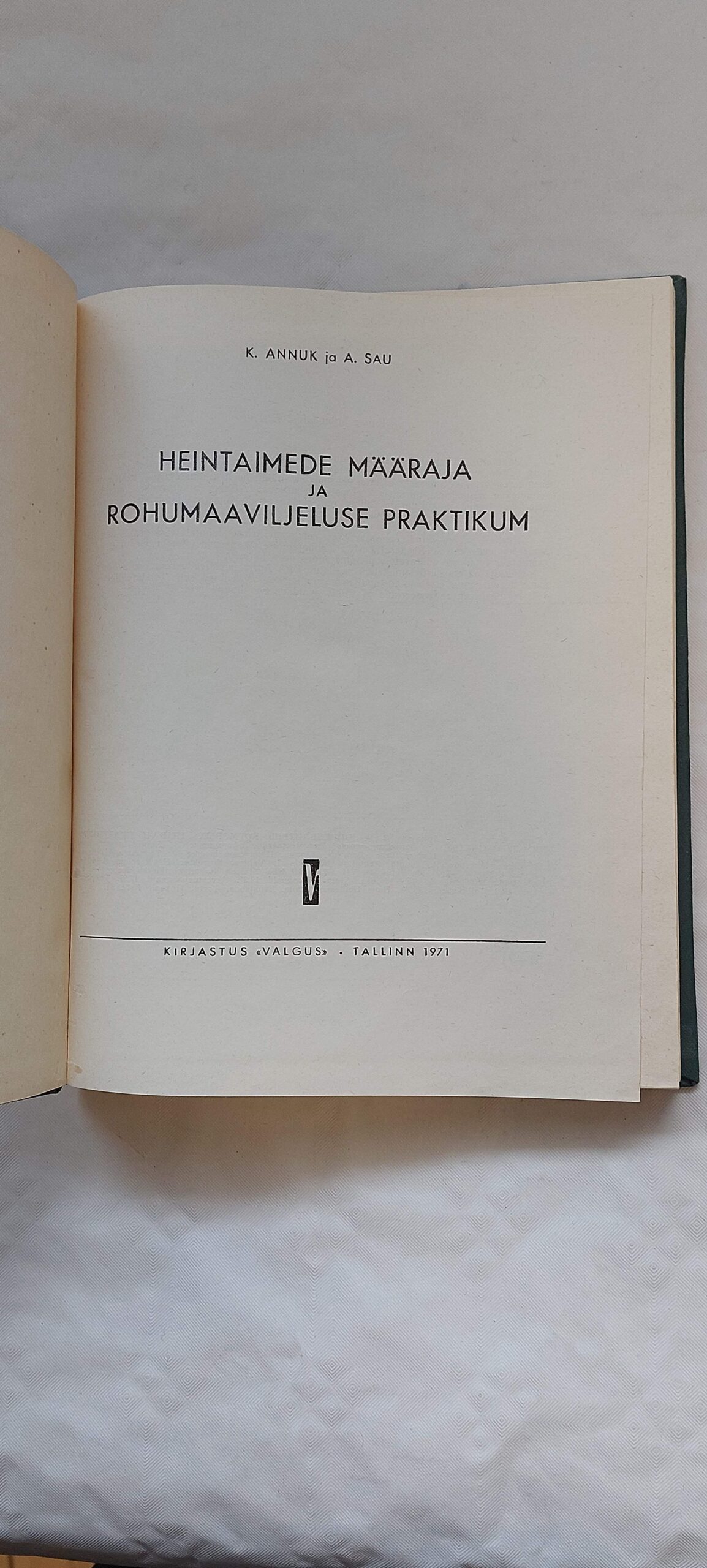 Heintaimede määraja ja rohumaaviljeluse praktikum. K. Annuk, A. Sau. 1971 - Image 2