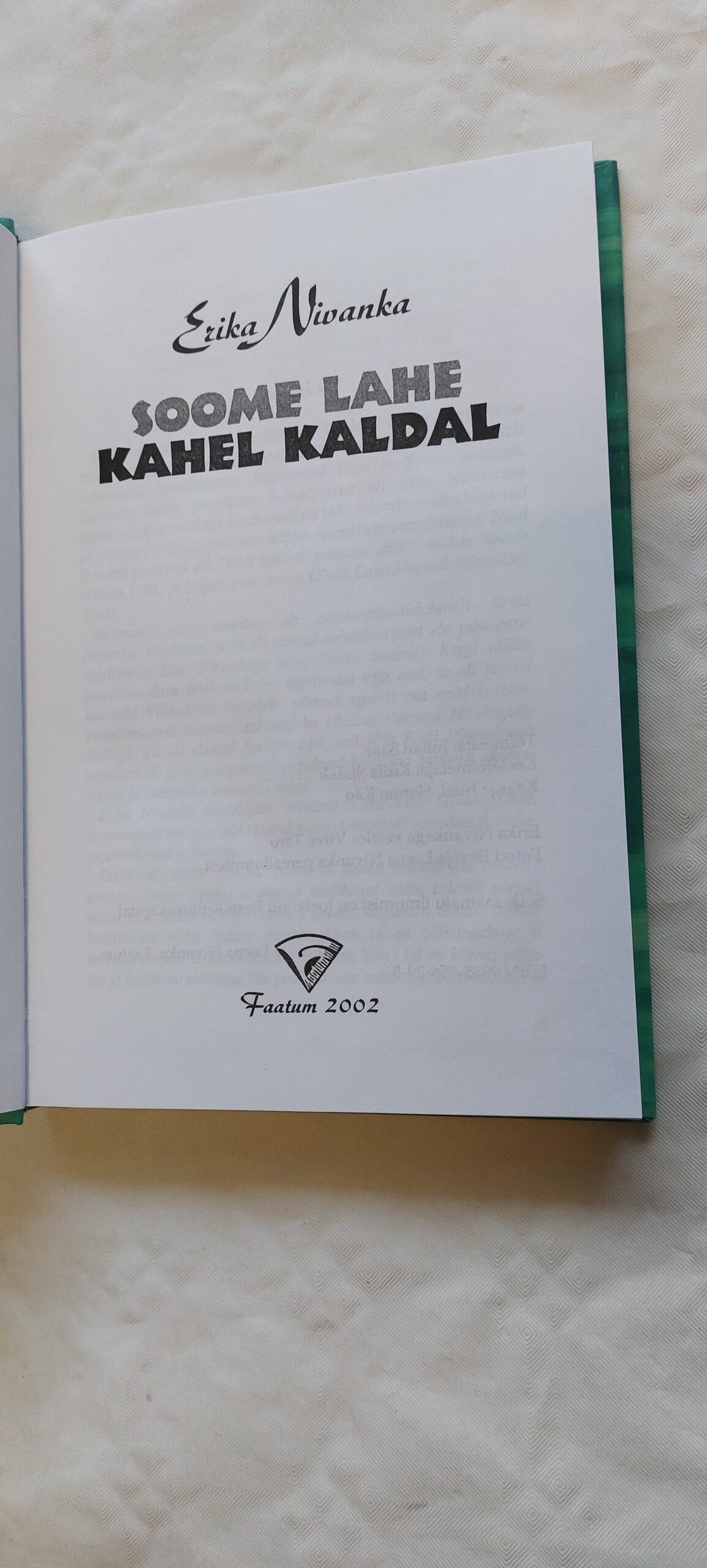 Soome lahe kahel kaldal. Erika Nivanka. 2002 - Image 2