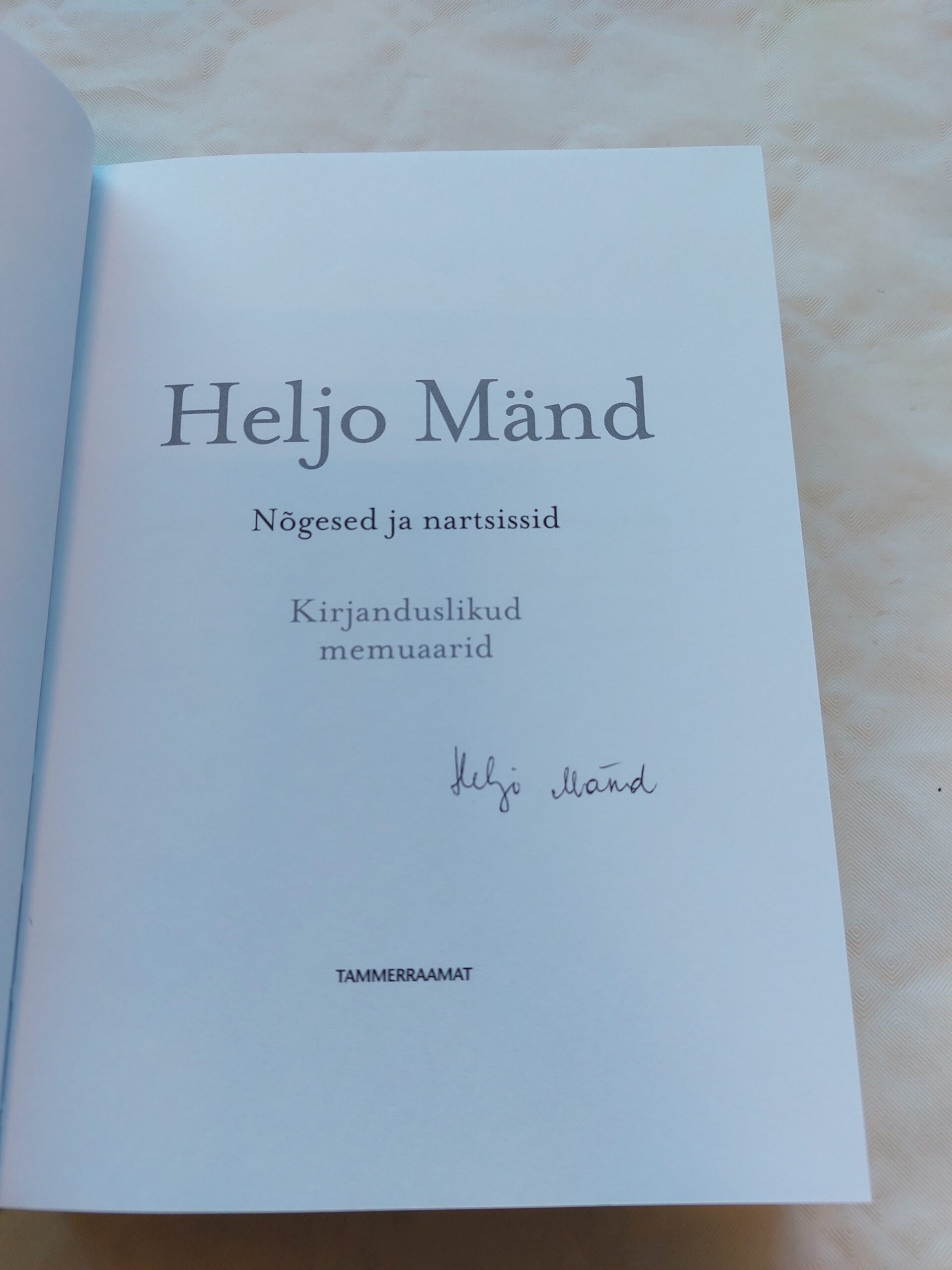 Nõgesed ja nartsissid. Heljo Mänd. 2011 - Image 2