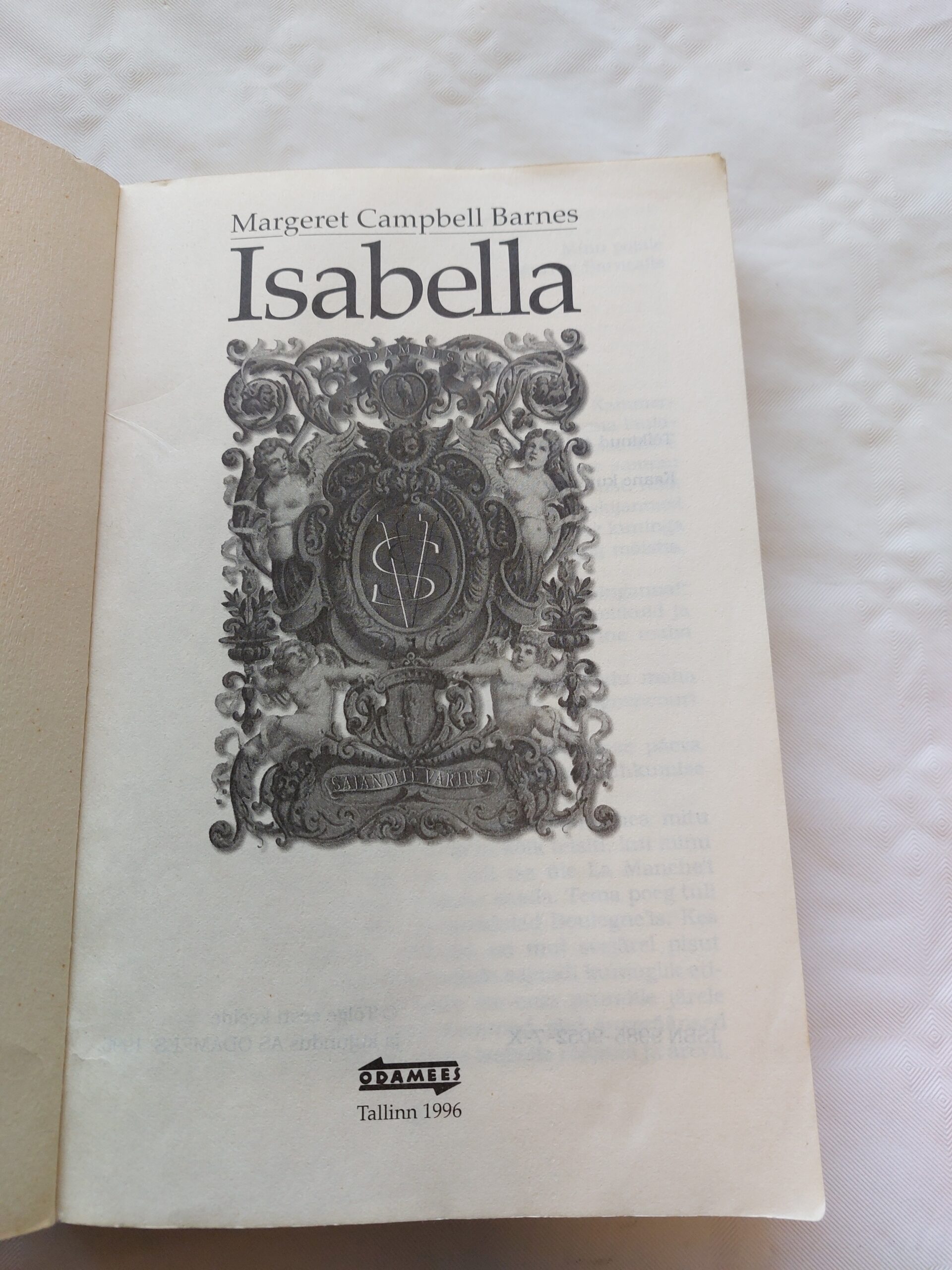 Isabella. Margeret Campbell Barnes. 1996 - Image 2