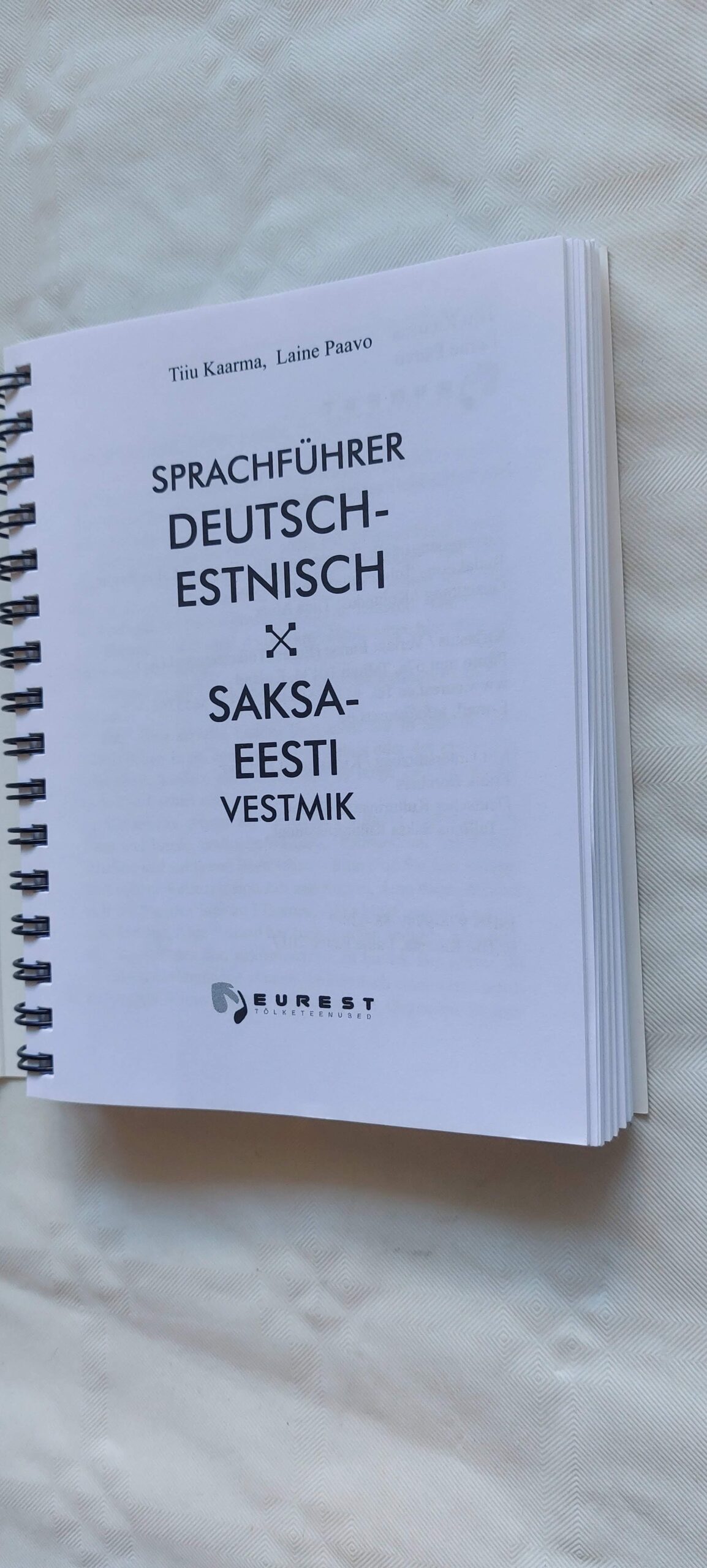 Sprachführer Deutsch-Estnisch. Saksa-Eeesti vestmik. 2017 - Image 2