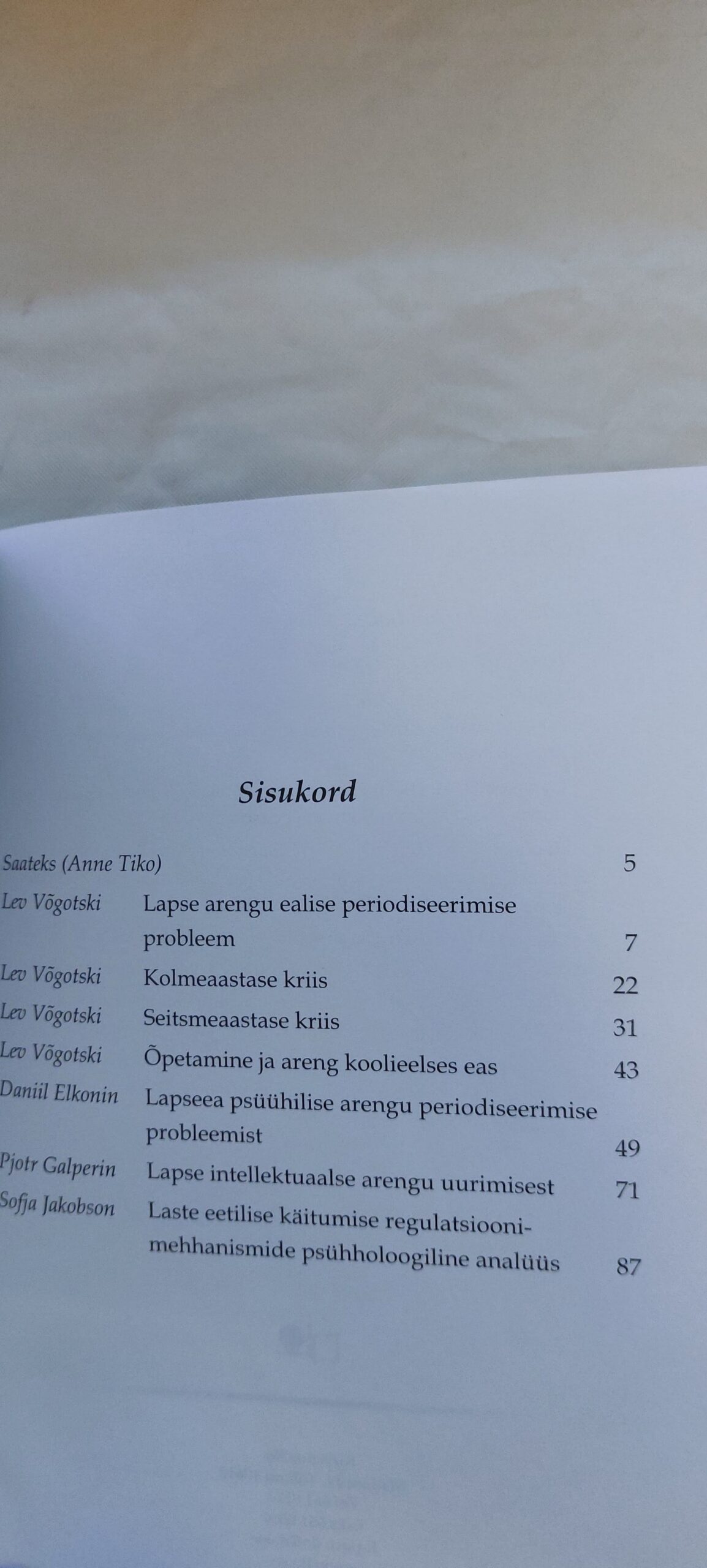 Klassikalisi artikleid vene arengupsühholoogiast. 2006 - Image 3