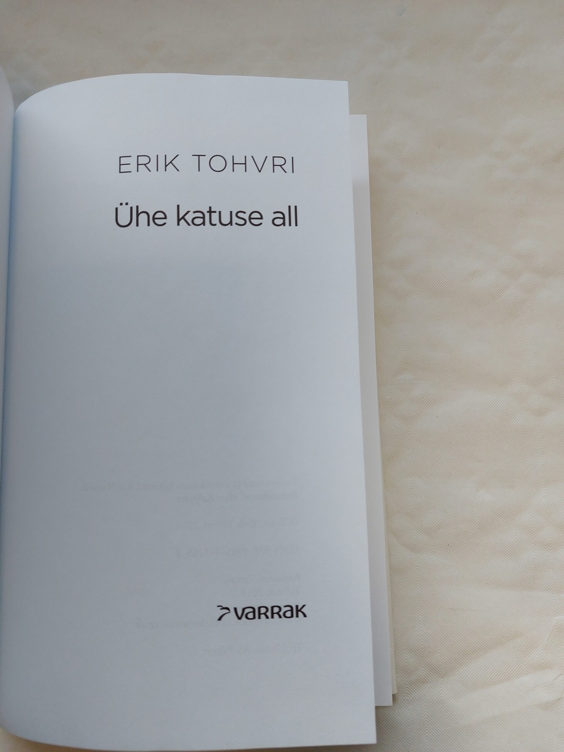 Ühe katuse all. Erik Tohvri. 2014 - Image 2