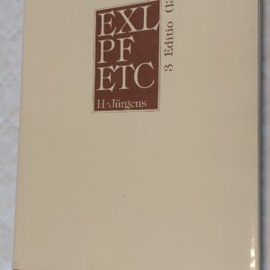 EXL PF ETC. HARRY JÜRGENS. 1986. NUMMERDATUD RAAMAT 21/120!