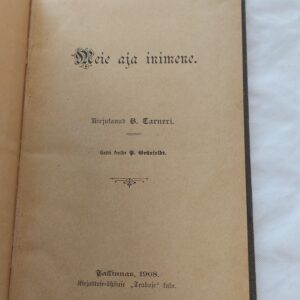 Meie aja inimene. B. Carner. 1908