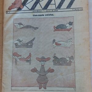 Kratt. Päevalehe esmaspäevane kaasanne. V aastakäik. 1929