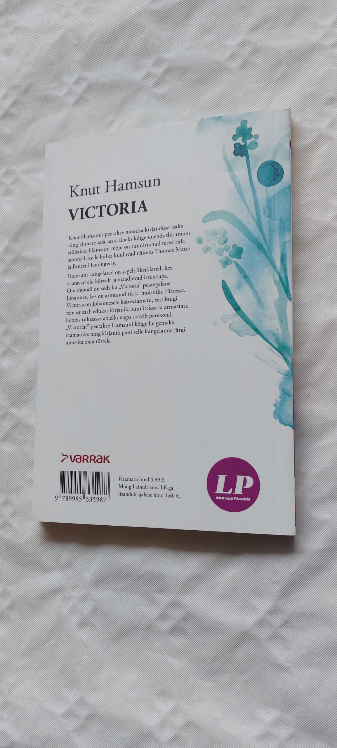 Victoria. Knut Hamsun. 2016 - Image 3