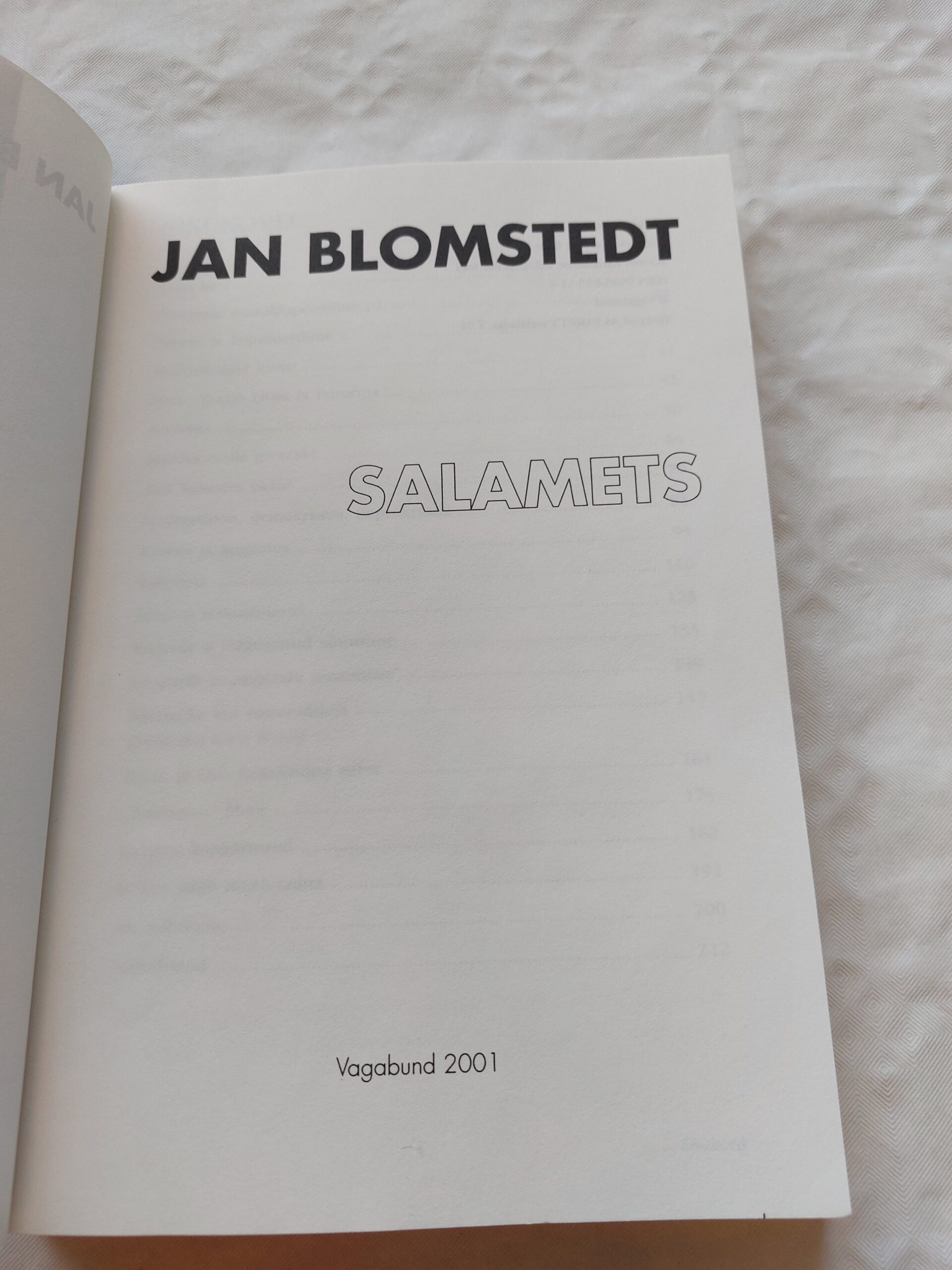 Salamets. Jan Blomstedt. 2001 - Image 2