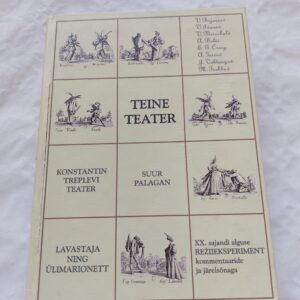 Teine teater. XX sajandi alguse režiieksperiment kommentaaride ja järelsõnaga. German Schutting, Riina Schutting. 1999