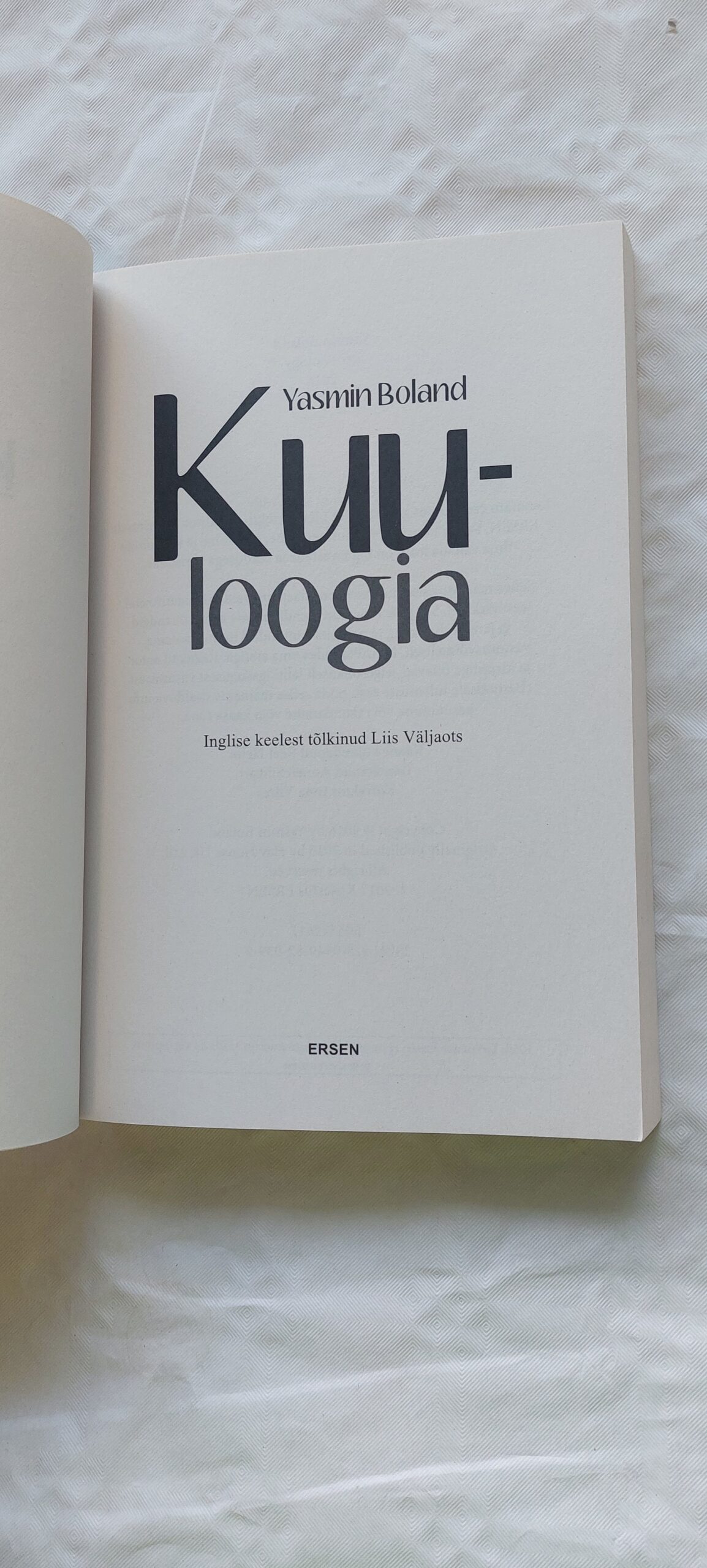 Kuuloogia. Yasmin Boland. 2017 - Image 2