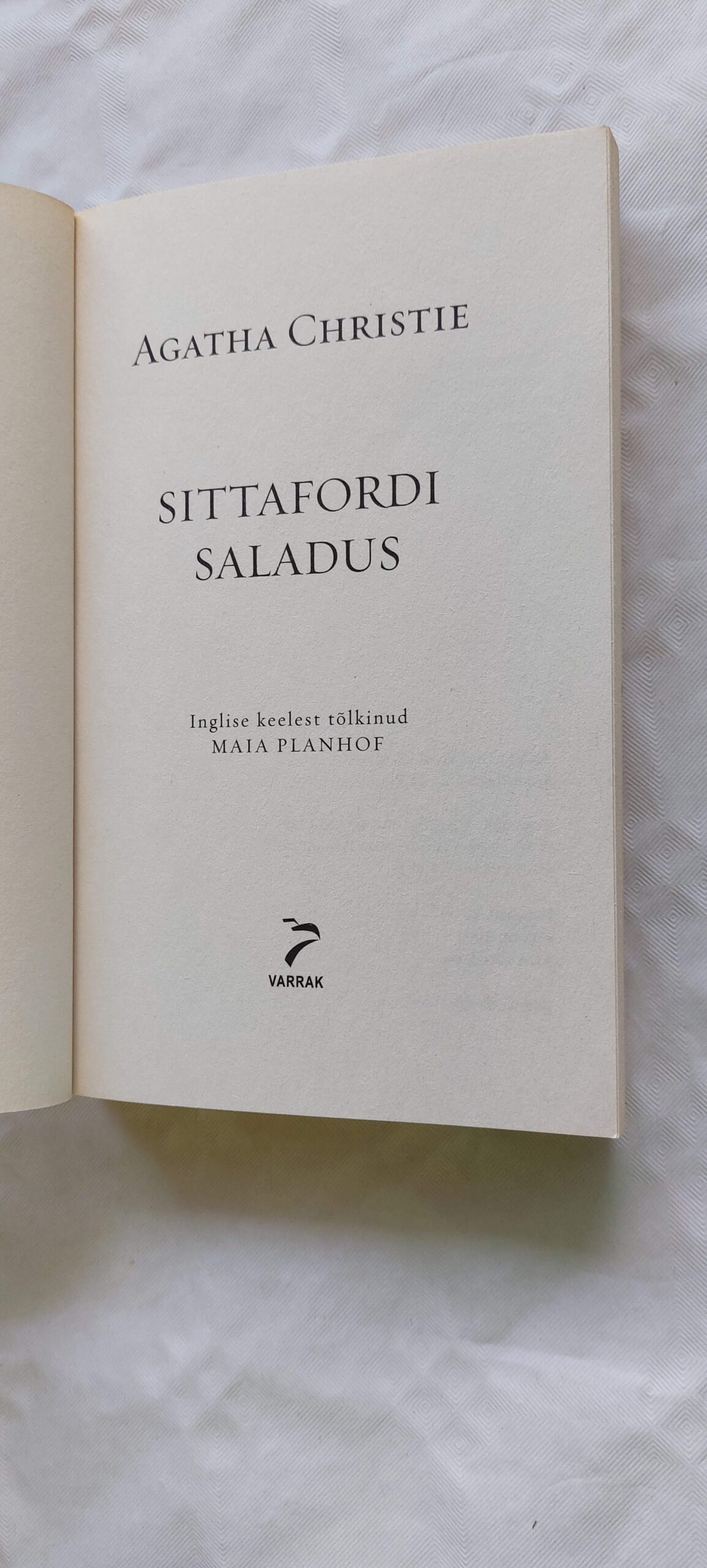 Sittafordi saladus. Agatha Christie. 2005 - Image 2