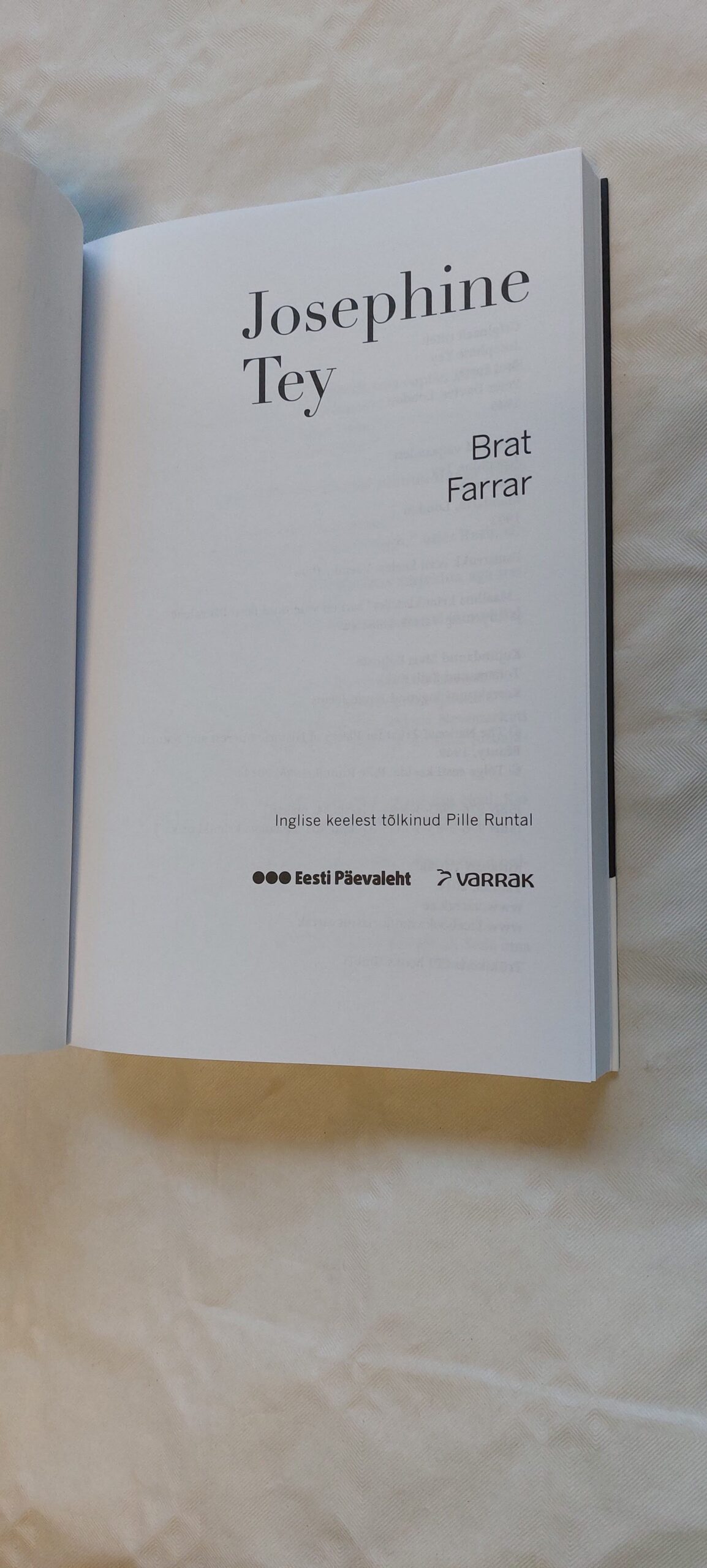 Josephine Tey. Brat Farrar. 2014 - Image 2