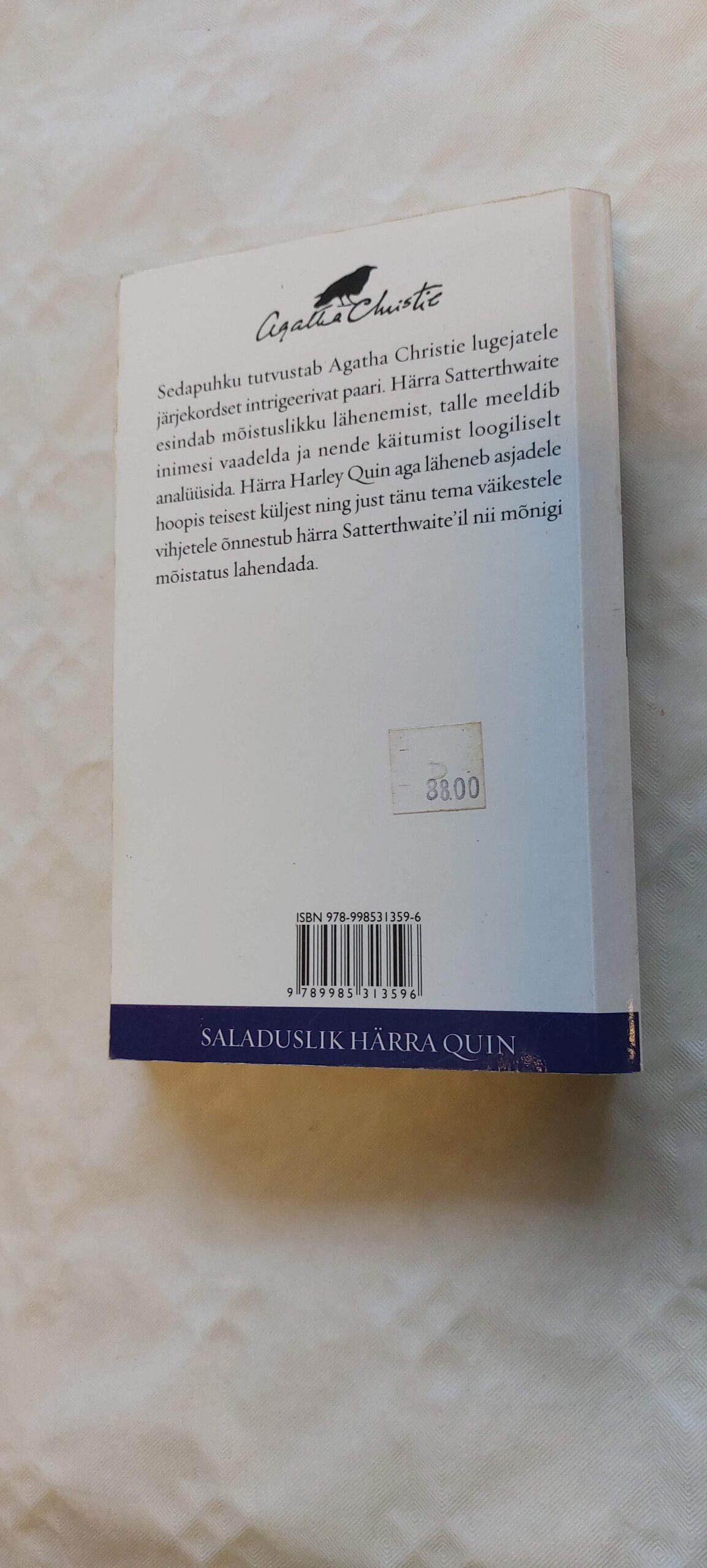 Saladuslik härra Quin. Agatha Christie. 2007 - Image 4