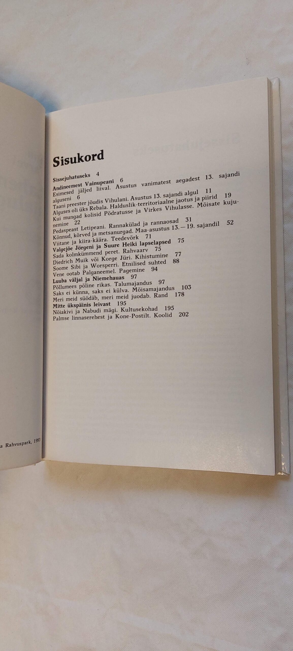 Lahemaa ajalugu. Enn Tarvel. 1993 - Image 3