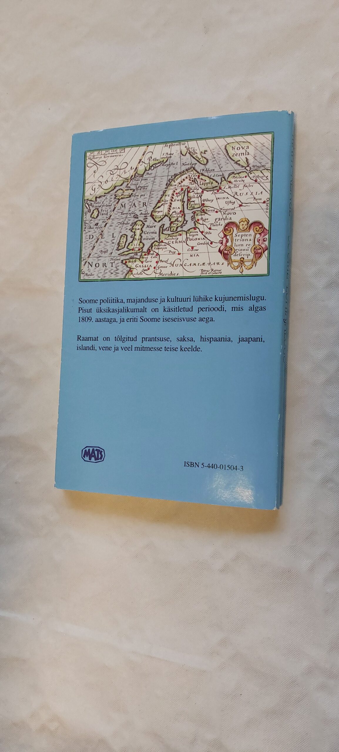Soome lühiajalugu. Matti Klinge. 1992 - Image 5