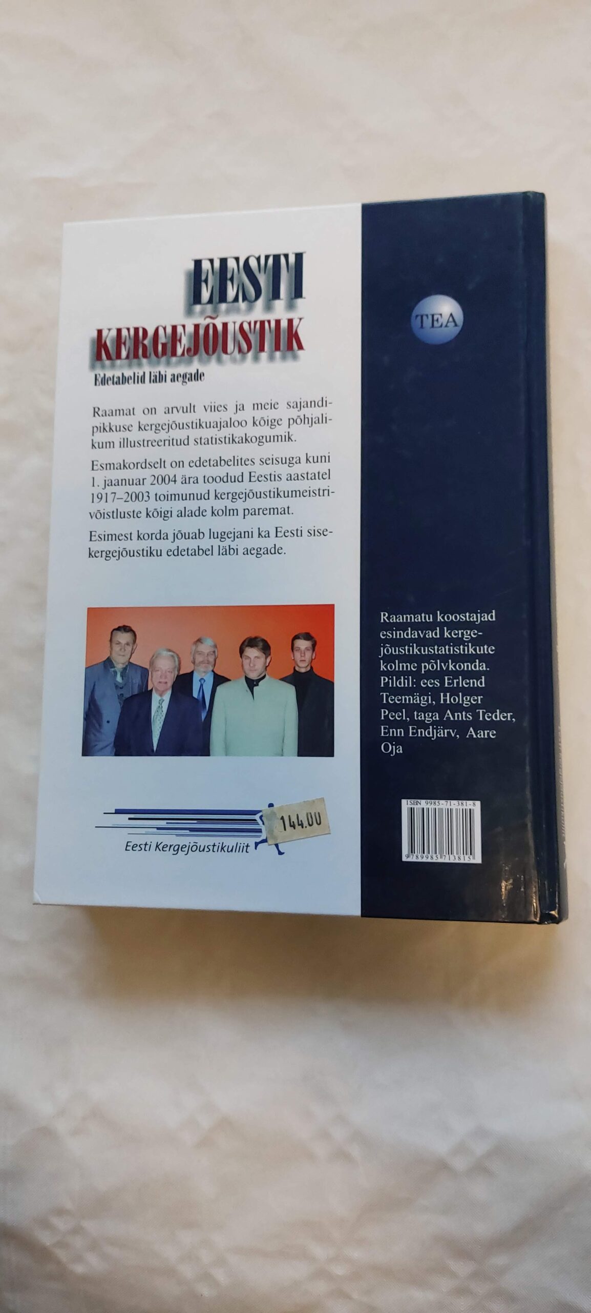 Eesti kergejõustik. Edetabelid läbi aegade. 2004 - Image 5