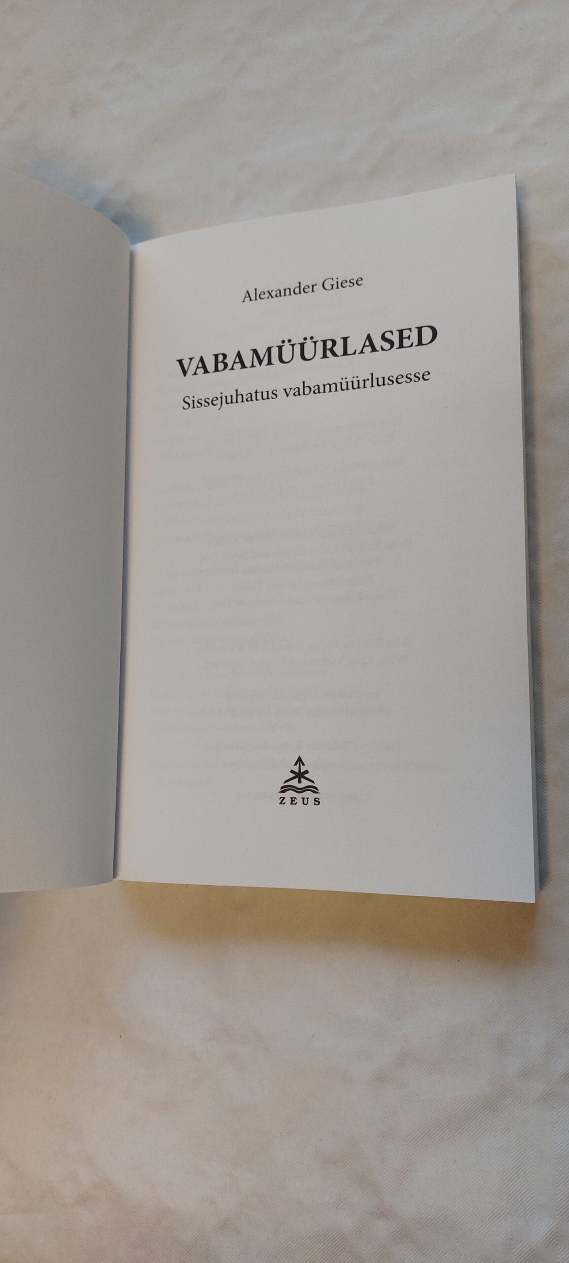 Vabamüürlased. Alexander Giese. 2015 - Image 2