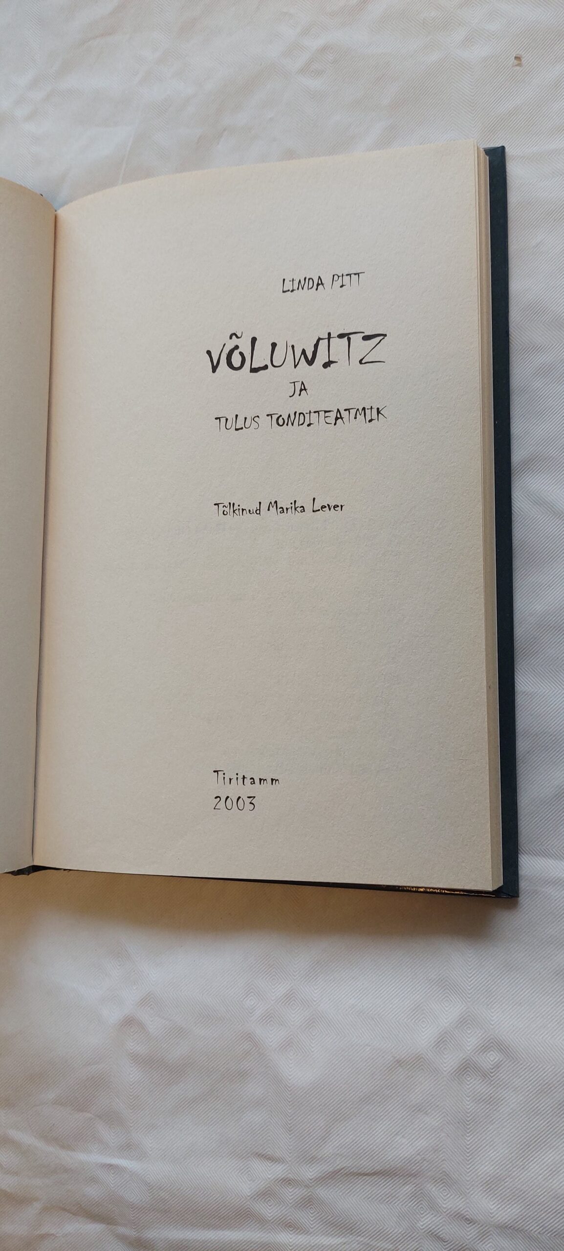 Võluwitz ja tulus tonditeatmik. Linda Pitt. 2003 - Image 2