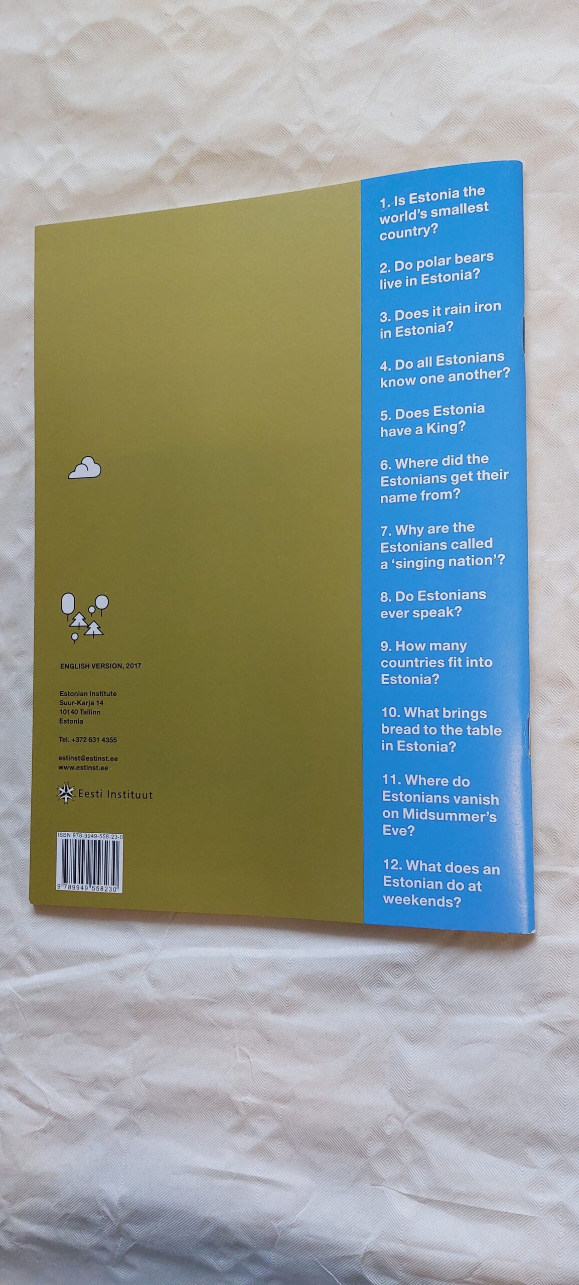 A dozen questions about Estonia. 2017 - Image 3