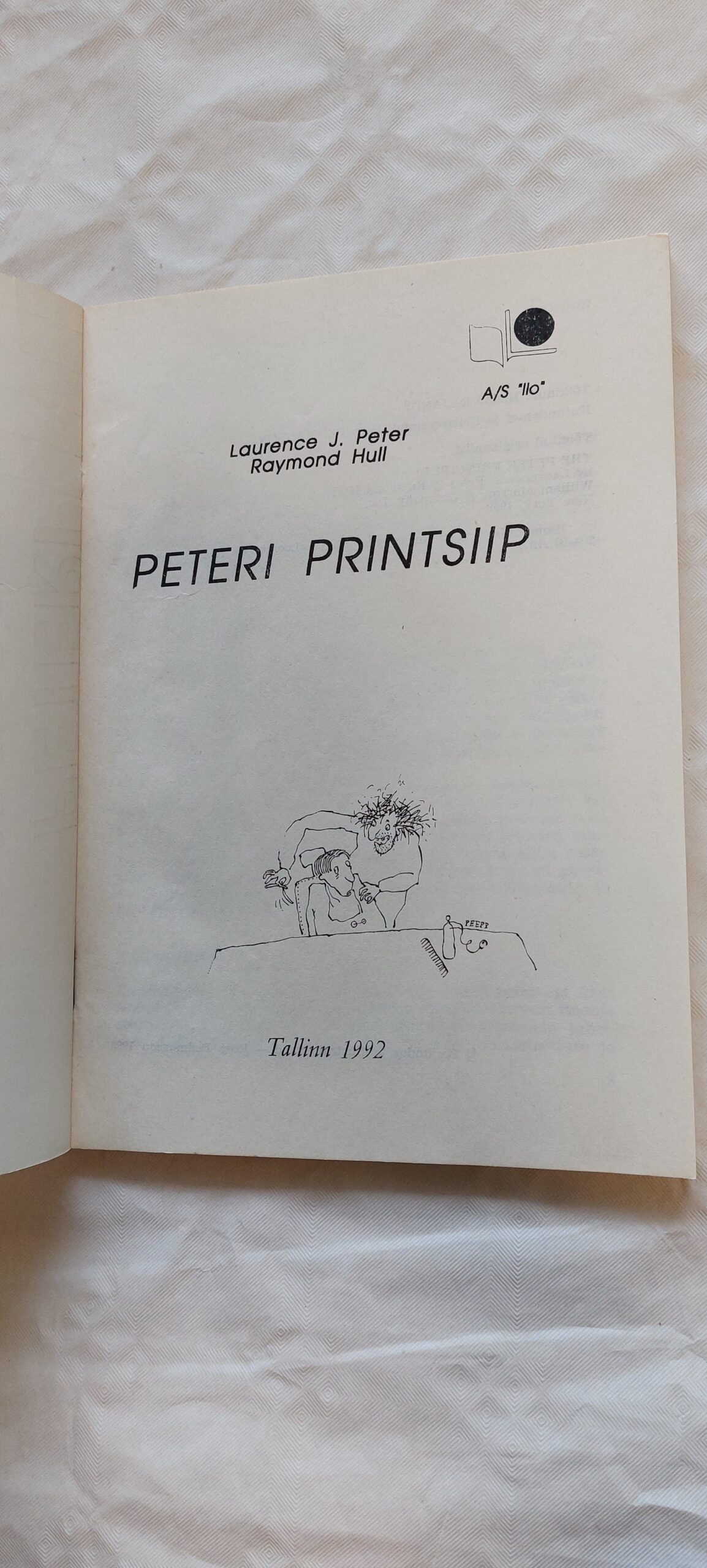 Peteri Printsiip. Laurence J. Peter, Raymond Hull. 1992 - Image 2