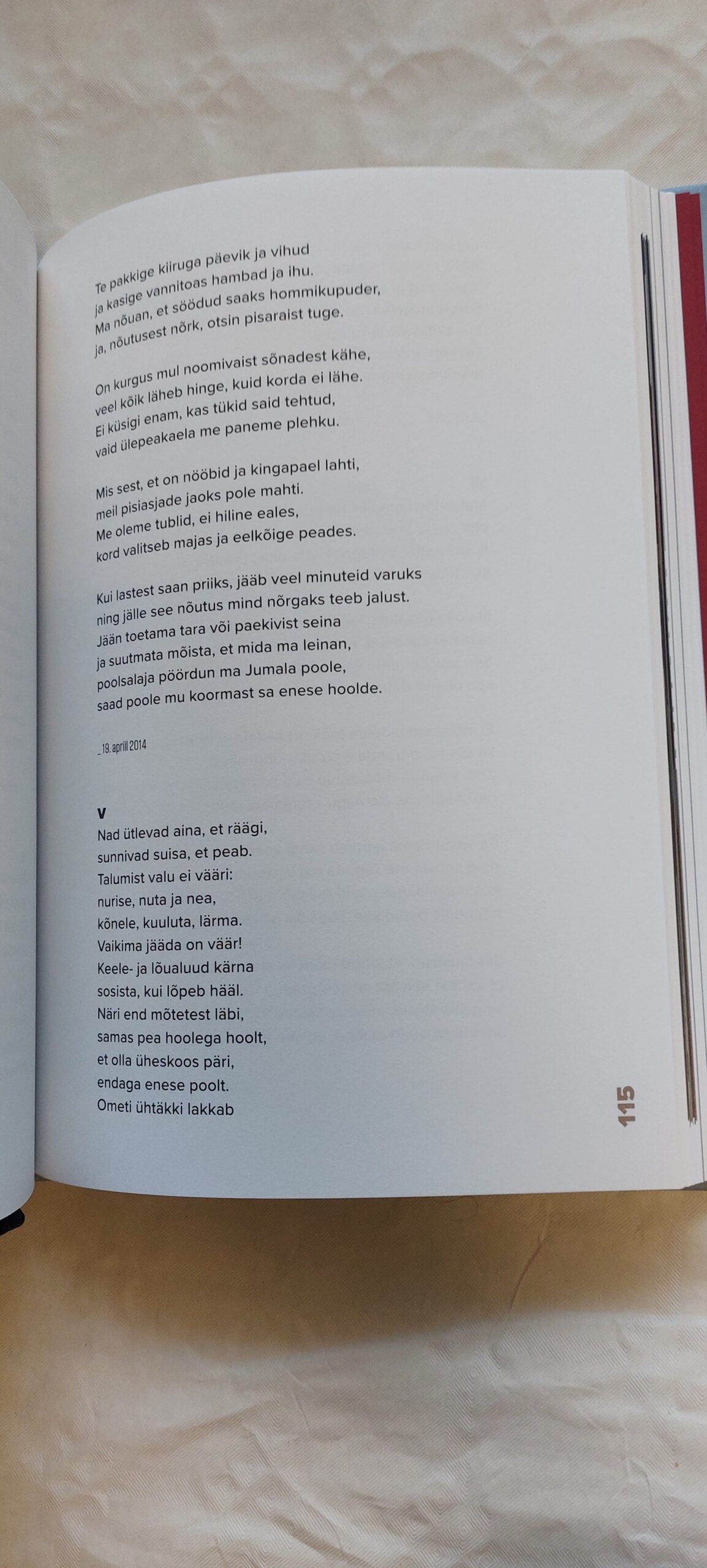 Vahi kuue paiku. Lugu laule. Laur Lomper / Vaata umbes kell kuus. Tõdemusi. Tõnu Oja. - Image 3