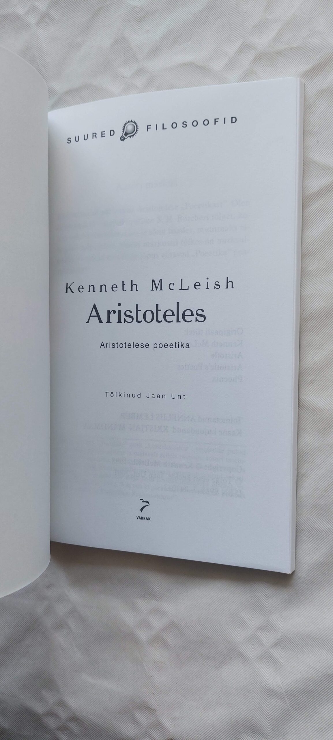 Aristoteles. Kenneth Meleish. 2001 - Image 2